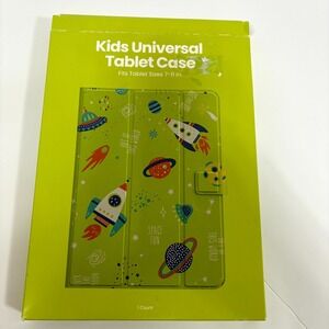 GEMS Kids‎ Universal Tablet Case 7-11" Space Green Magnetic Clasp & Stand Age 6+